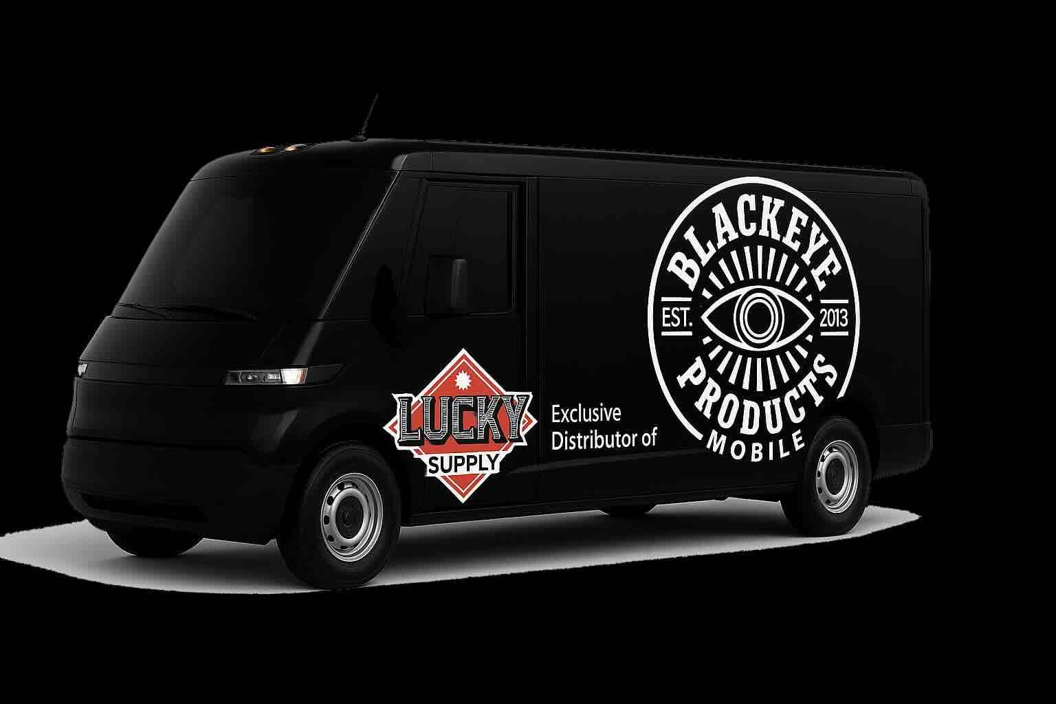 Tatlist delivery van bringing supplies to Tampa tattoo shops